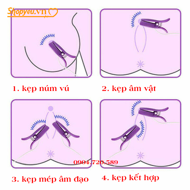 MÁY KẸP NÚM VÚ 10 CHẾ ĐỘ RUNG SIÊU KÍCH THÍCH OMYSKY PERFECT SHOCK