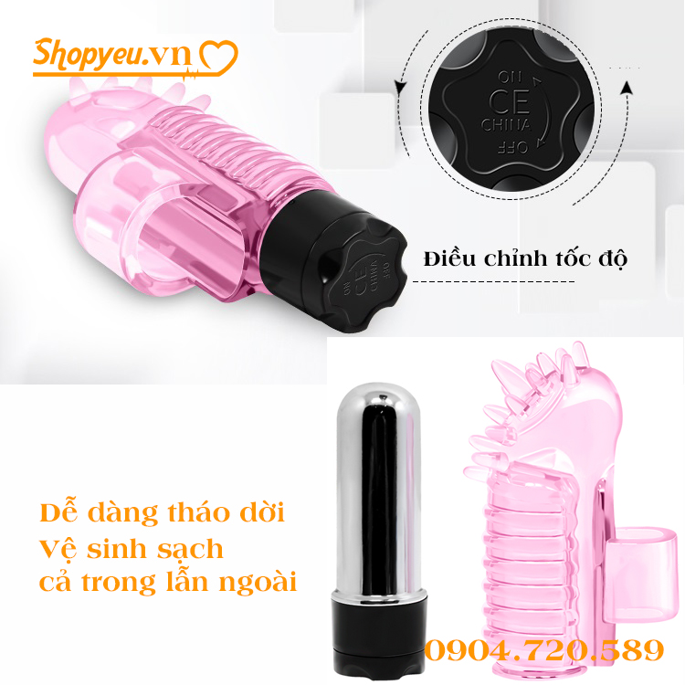 Đồ chơi tình dục vòng rung đeo tay Finger Vibration kích thích âm đạo