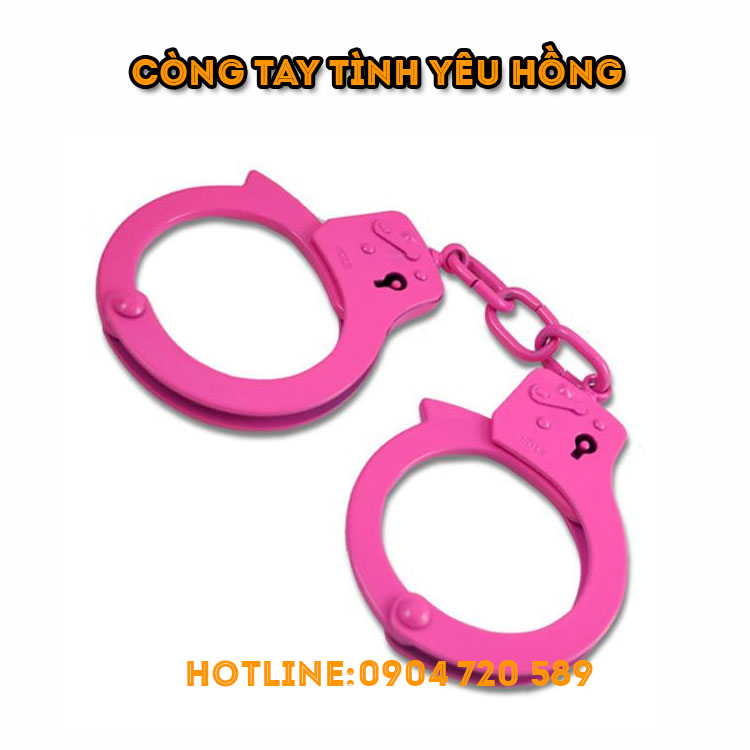 Còng tay tình yêu mầu hồng