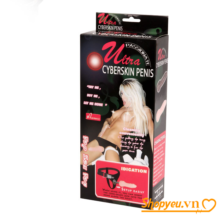 Đồ chơi tình dục cho nữ đồng tính Netra Cyberskin Penis có dây đeo