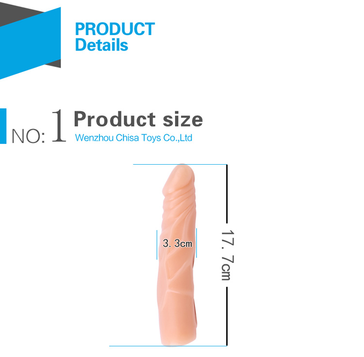 Dương vật giả silicone cầm tay chisa novel ties