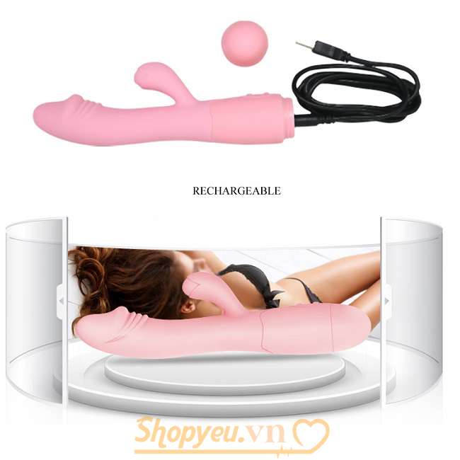 Dương vật giả silicone Snappy 30 chế độ rung cao cấp