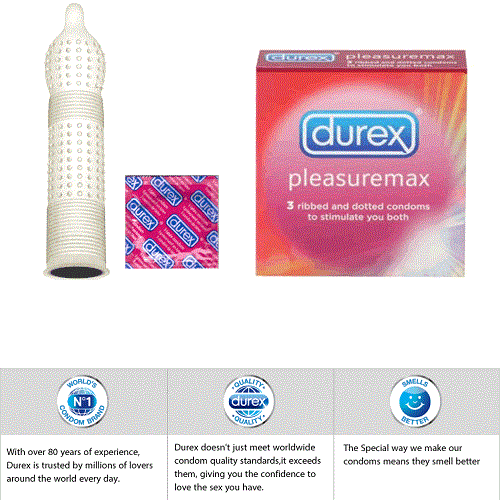 Bao cao su Durex Pleasuremax