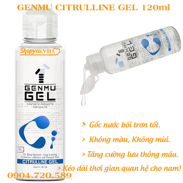 Gel bôi trơn gốc nước Genmu Nhật Bản