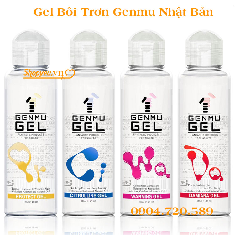 Gel bôi trơn gốc nước Genmu Nhật Bản