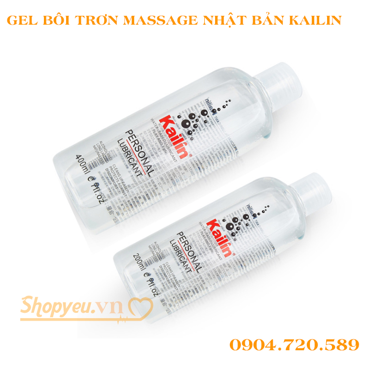 Gel bôi trơn massage Nhật Bản Kailin