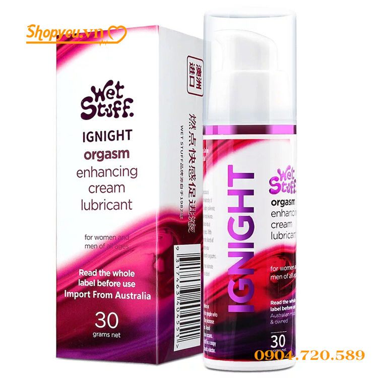  So sánh Kem bôi trơn tăng khoái cảm kích thích phụ nữ Wet Stuff Ignight 15ml Australia nhập khẩu