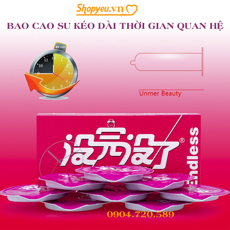 Bao cao su Endless kéo dài thời gian quan hệ tình dục