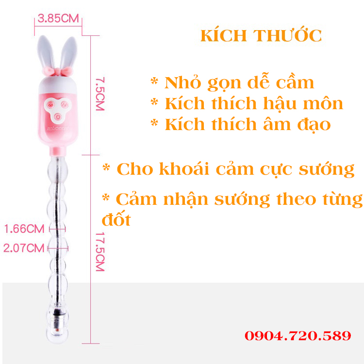 Thanh rung kích thích hậu môn & Âm đạo