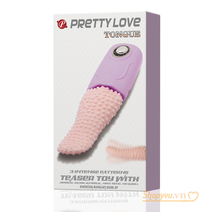 Lưỡi liếm âm đạo cao cấp Prettylove Tongue kích thích ham muốn cho nữ