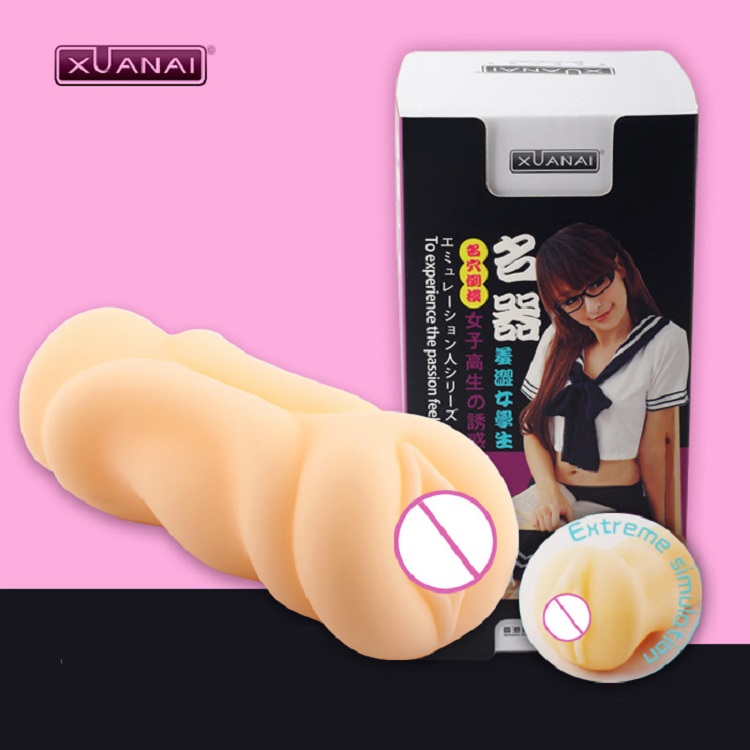 Âm đạo giả cầm tay silicone giá rẻ, dụng cụ thủ dâm cho nam