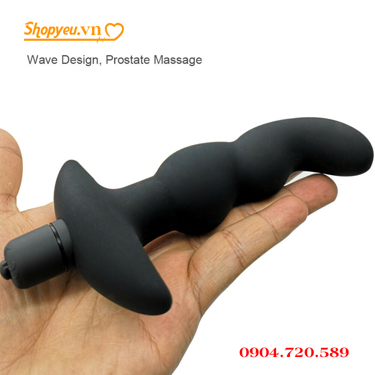 Máy massage hậu môn G-Spot silicon 10 kiểu rung hình cây kiếm