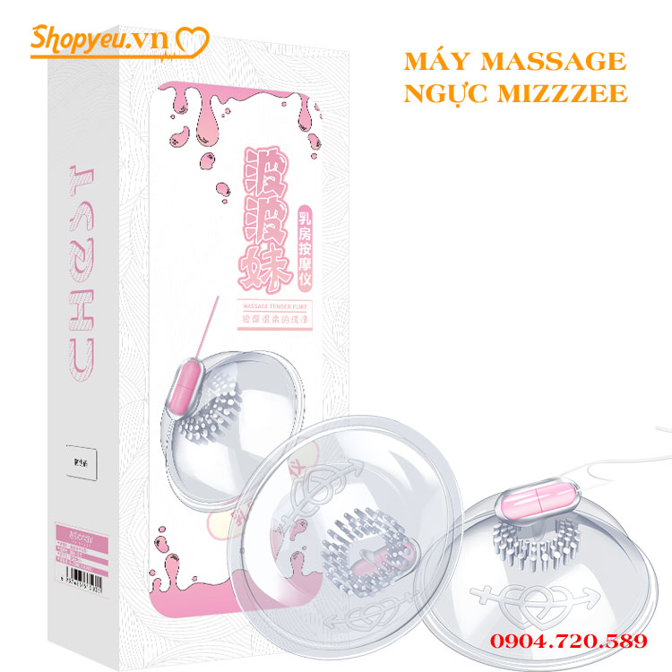 Máy massage ngực MizzZee giúp bộ ngực to tròn và săn chắc hơn