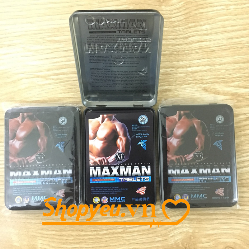 Thuốc cường dương Maxman, kéo dài thời gian quan hệ cho nam