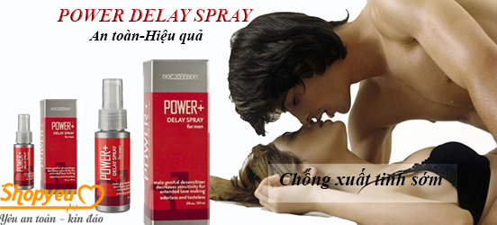 Thuốc xịt chống xuất tinh sớm Power Delay Spray