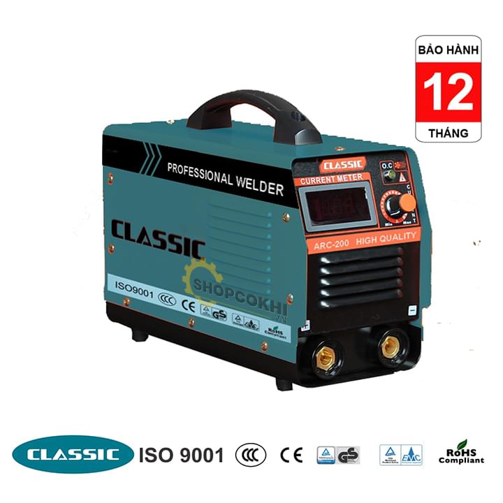 Máy hàn que classic ARC-200B chuyên que hàn 3.2 ly