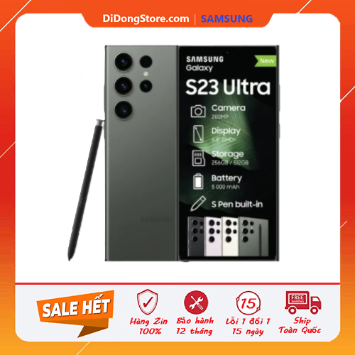 Samsung Galaxy S23 Ultra 2sim 5G Fullbox Nguyên Seal ( US/ SSVN/ AUS)