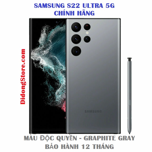 Samsung Galaxy S22 Ultra 5G Mỹ Fullbox Nguyên Seal ( 2sim/ Snapdragon 8 Gen 1)