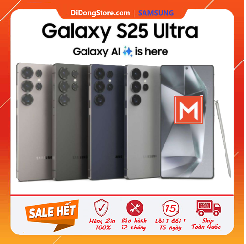Samsung Galaxy S25 Ultra 5G 2sim chính hãng Fullbox Nguyên Seal