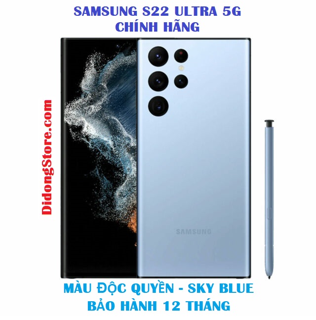 Samsung Galaxy S22 Ultra 5G Mỹ Fullbox Nguyên Seal ( 2sim/ Snapdragon 8 Gen 1)