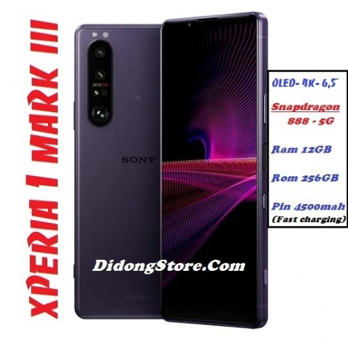 Sony Xperia 1 III (Mark 3) 5G 2sim Quốc tế - (12GB | 256GB)