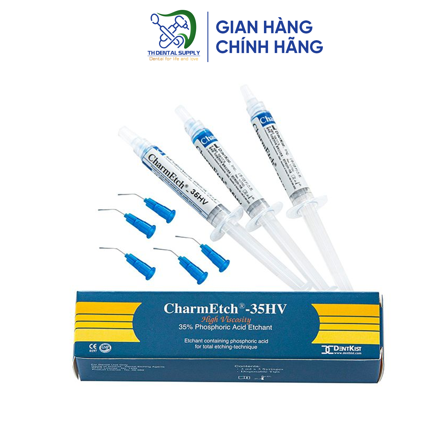 CHARM ETCH HV 35% (3 tuýp x 3ml)