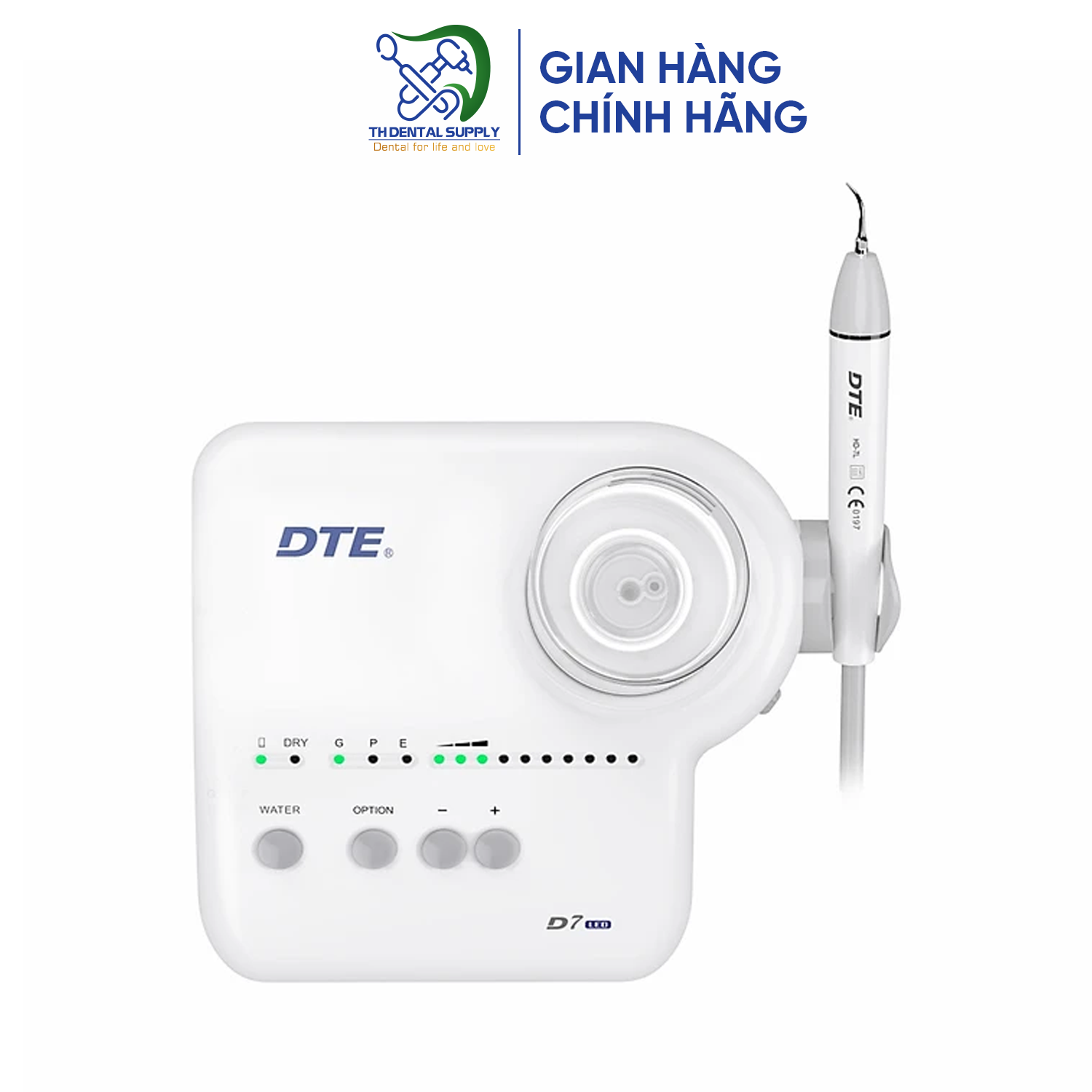 Máy cạo vôi Máy làm sạch siêu âm WOODPECKER/DTE D7 Với đèn LED
