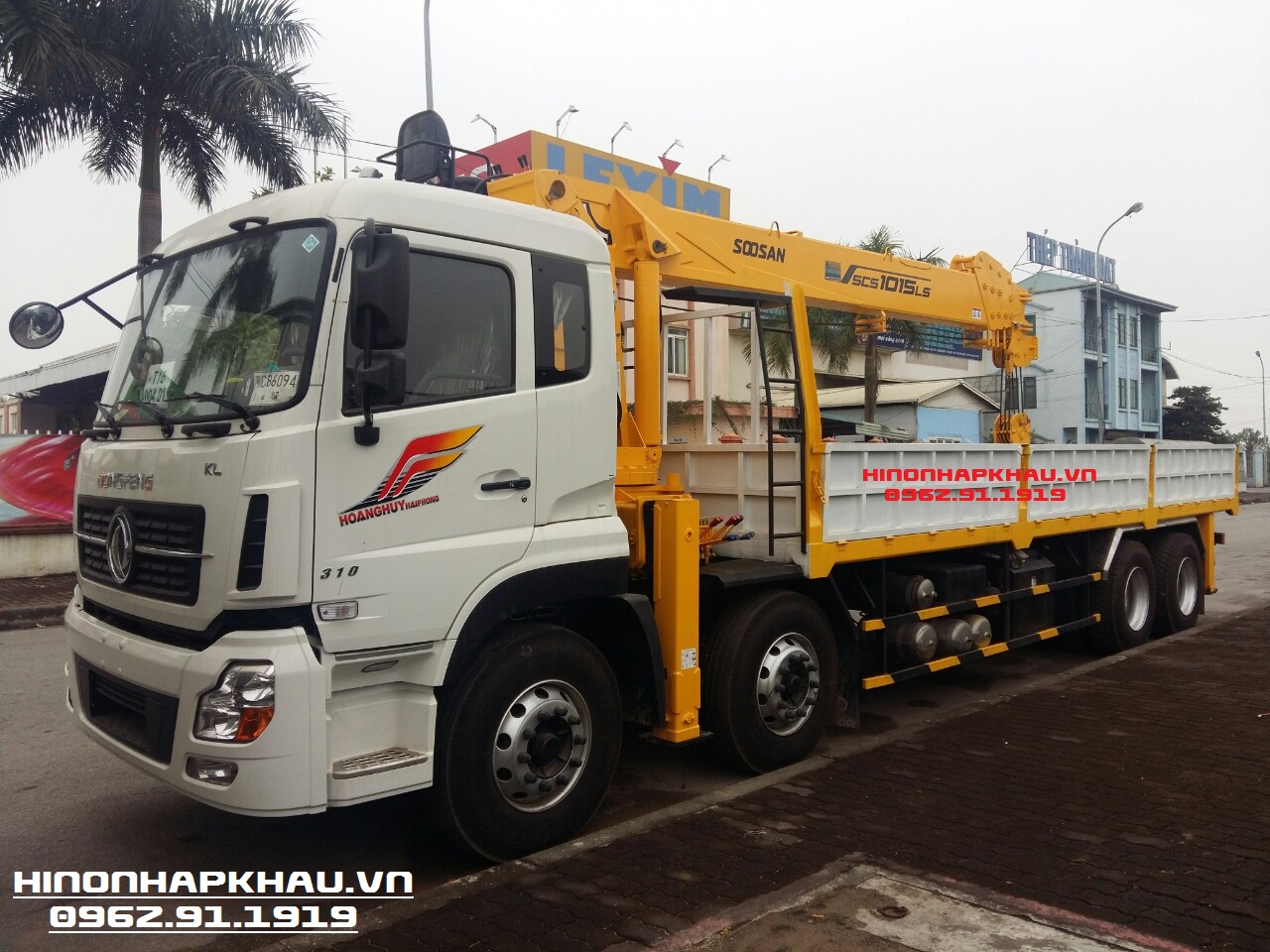 XE CẨU THÙNG 12 TẤN DONGFENG 4 CHÂN EURO 4 +LH: 0962.91.1919