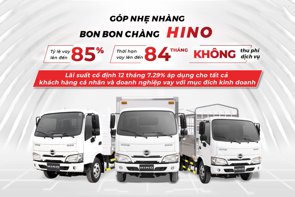 Mua Xe Tải Hino Trả Góp Thủ Tục Và Lãi Xuất Vay Mua Xe Hino