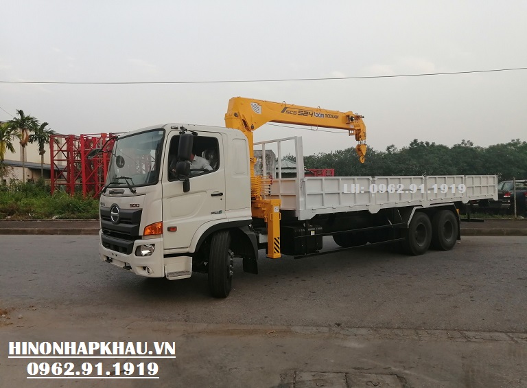 Xe Cẩu Hino 15 Tấn| Xe Tải Cẩu Hino 15 Tấn +Lh: 0962.91.1919