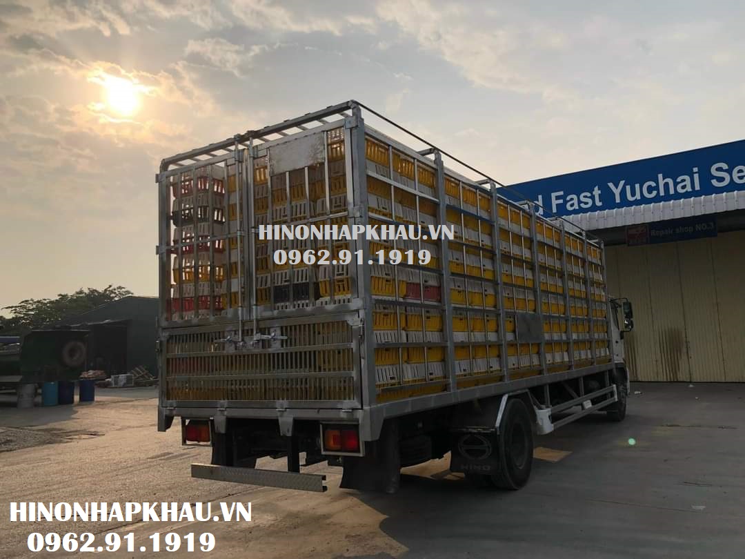 GIÁ XE LỒNG CHỞ GÀ VỊT GIA CẦM HINO 500 FG +0962.91.1919