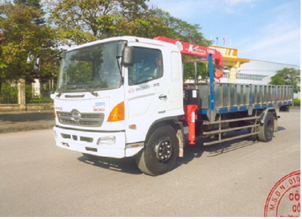 Xe tải Hino gác cẩu Unic - Hino FG8JPSB 8,5 tấn gác cẩu 3 tấn Unic UR-V334