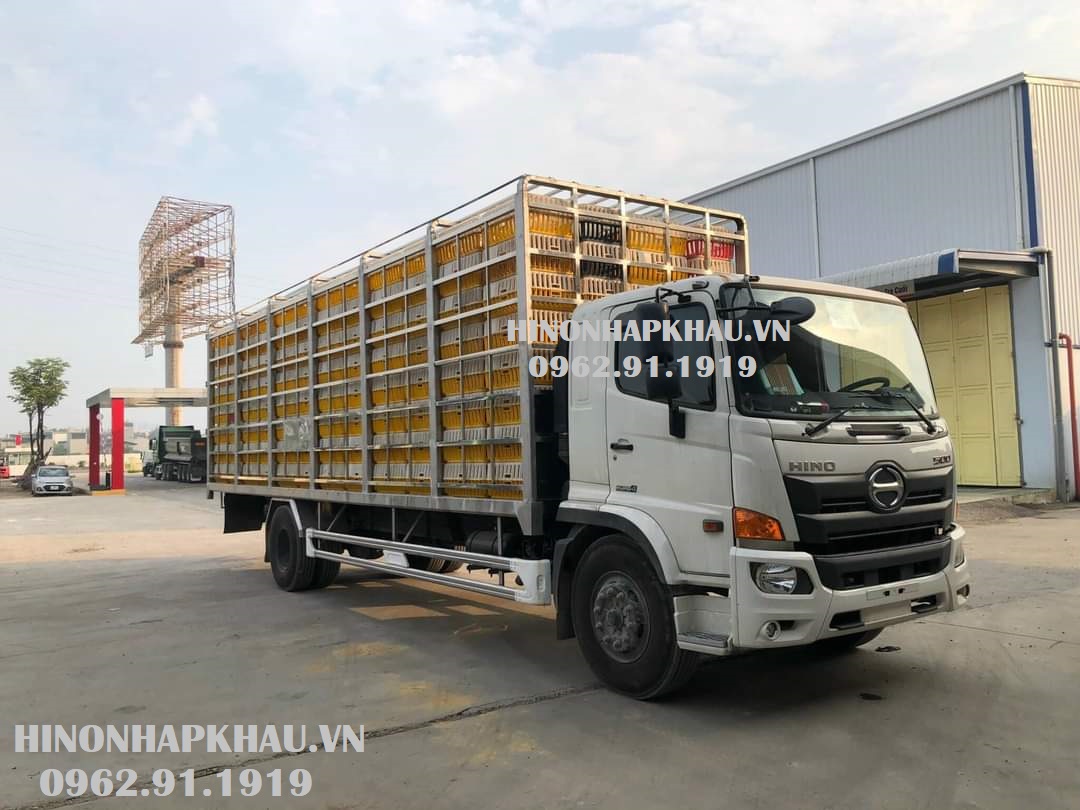 GIÁ XE LỒNG CHỞ GÀ VỊT GIA CẦM HINO 500 FG +0962.91.1919