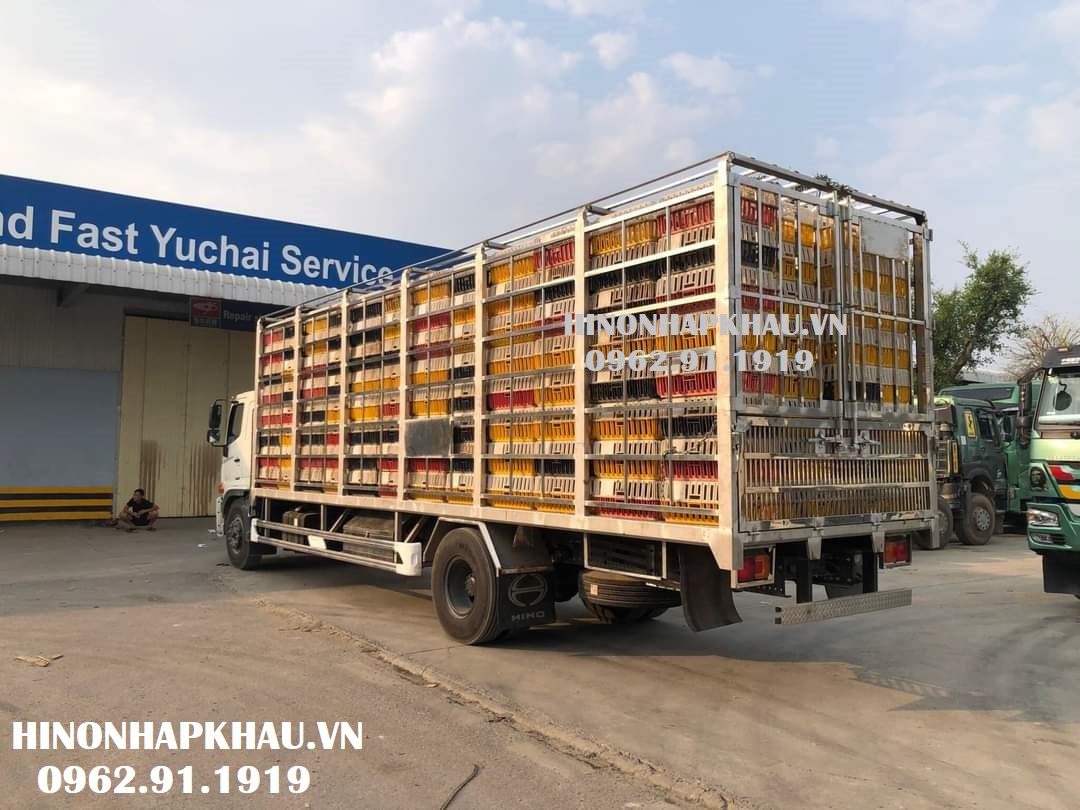 GIÁ XE LỒNG CHỞ GÀ VỊT GIA CẦM HINO 500 FG +0962.91.1919
