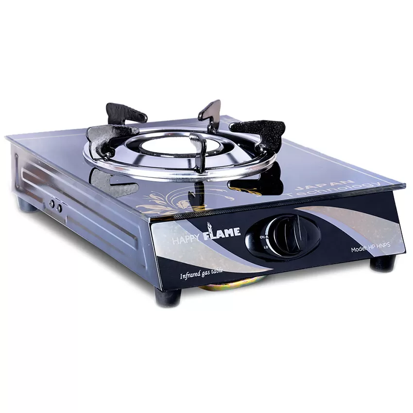 Bếp gas hồng ngoại đơn Happy Flame HP HNPS (Đen)