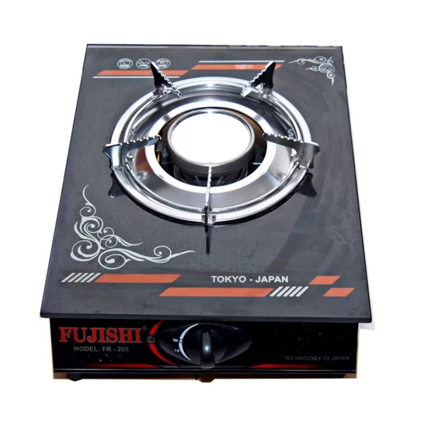 Bếp gas đơn hồng ngoại Fujishi FR-268 (Đen phối đỏ)