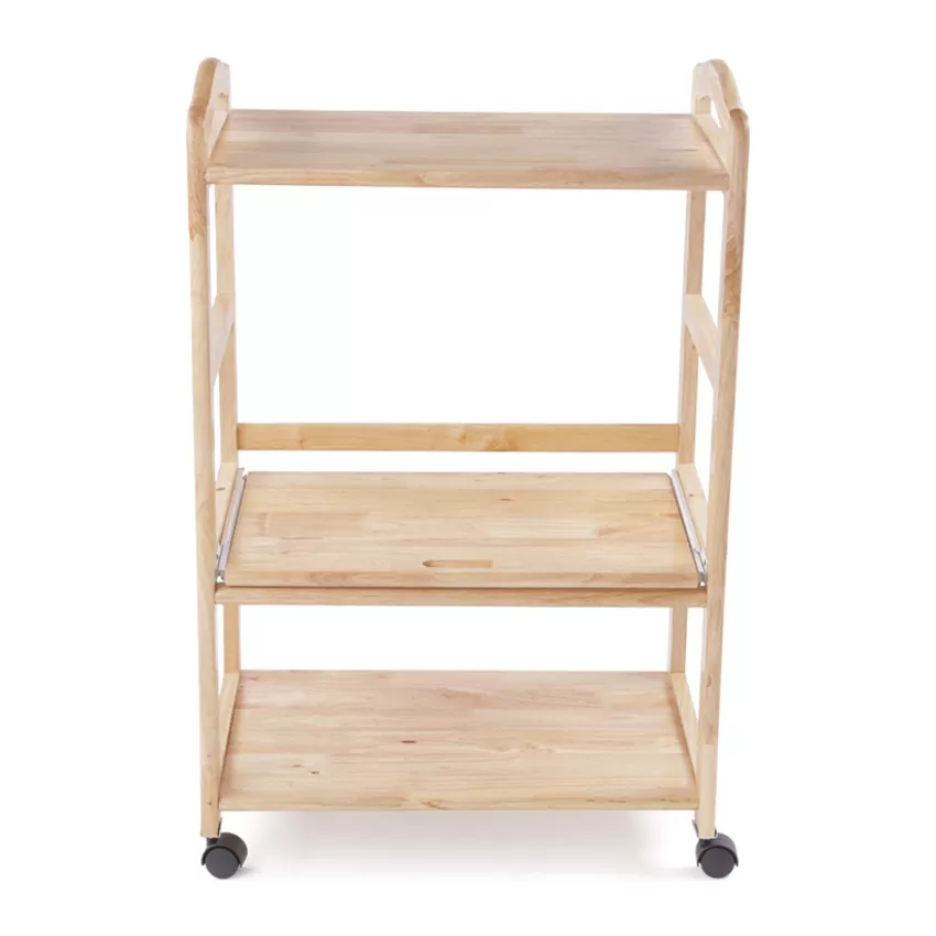 Kệ vi sóng 3 tầng Bestgoods (Gỗ tự nhiên)