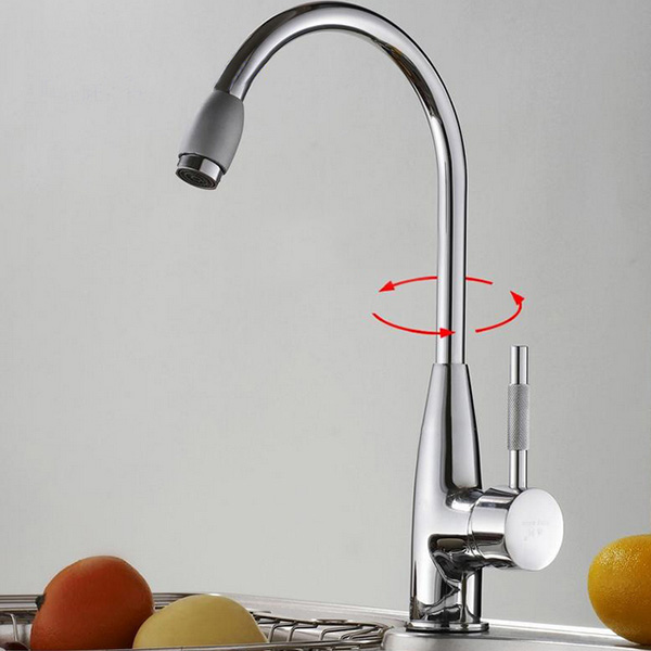 Vòi rửa chén nóng lạnh Eurolife EL-T009 (Trắng bạc)