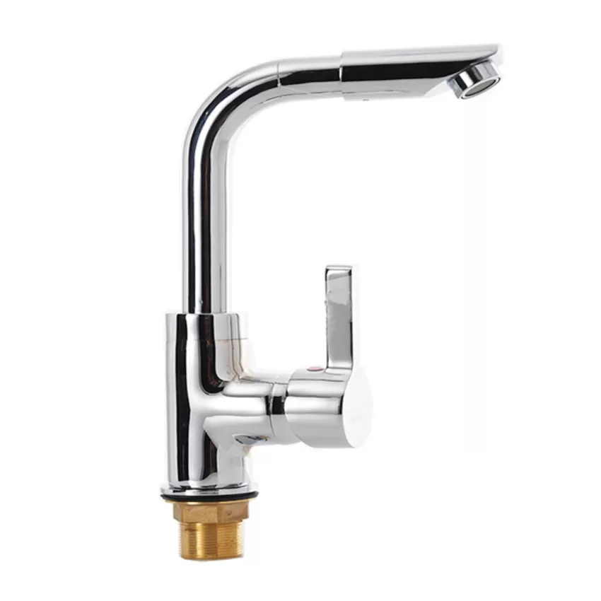 Vòi rửa chén nóng lạnh Eurolife EL-T007 (Trắng bạc)