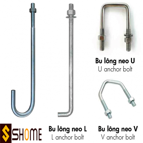 Bulong neo móng chữ J - L - U - V