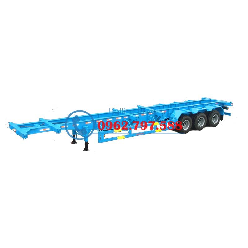 Sơ mi rơ mooc tải chở container giảm sóc dạng bầu hơi: 45 feet, 3 trục