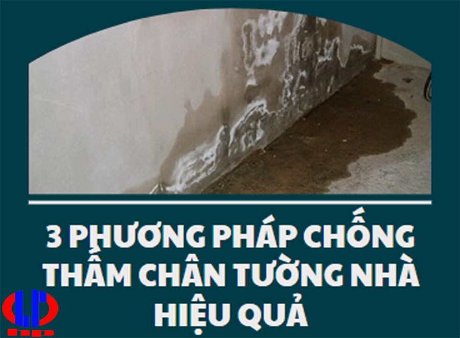 3 phương pháp chống thấm chân tường nhà hiệu quả