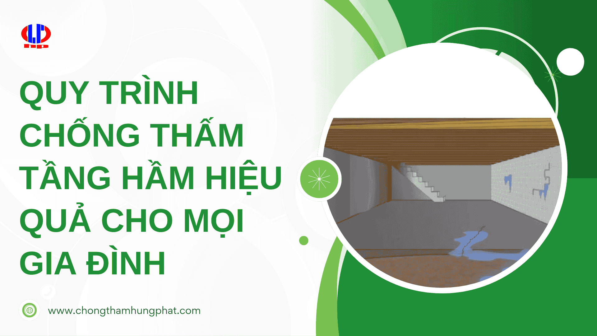 Quy trình chống thấm tầng hầm hiệu quả cho mọi gia đình