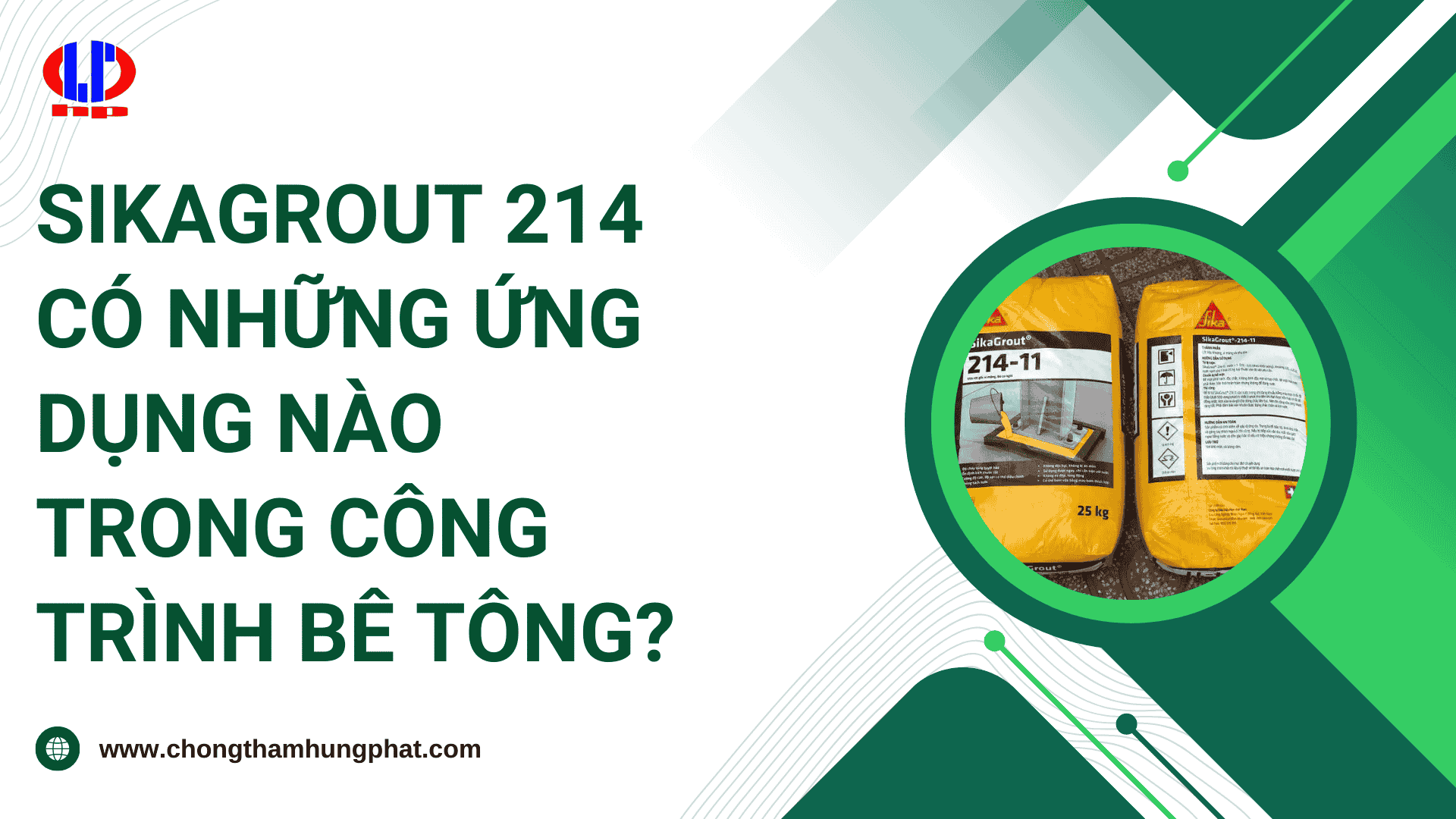 Sikagrout 214 có những ứng dụng nào trong công trình bê tông?