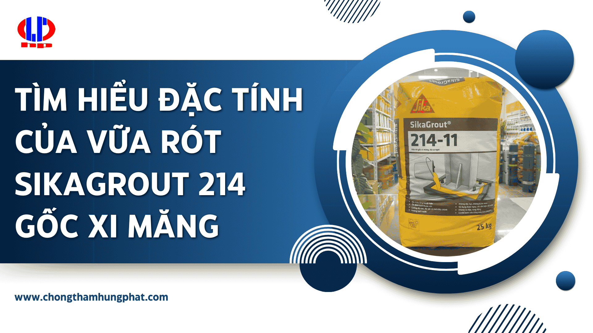 Tìm hiểu đặc tính của vữa rót Sikagrout 214 gốc xi măng