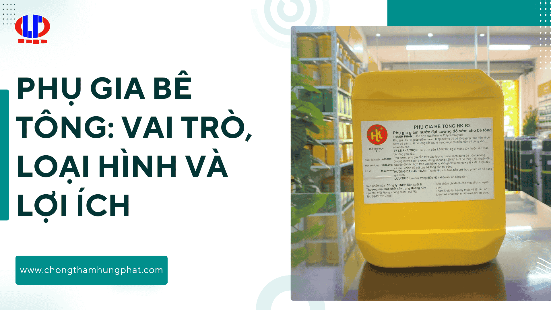 Phụ Gia Bê Tông: Vai Trò, Loại Hình và Lợi Ích