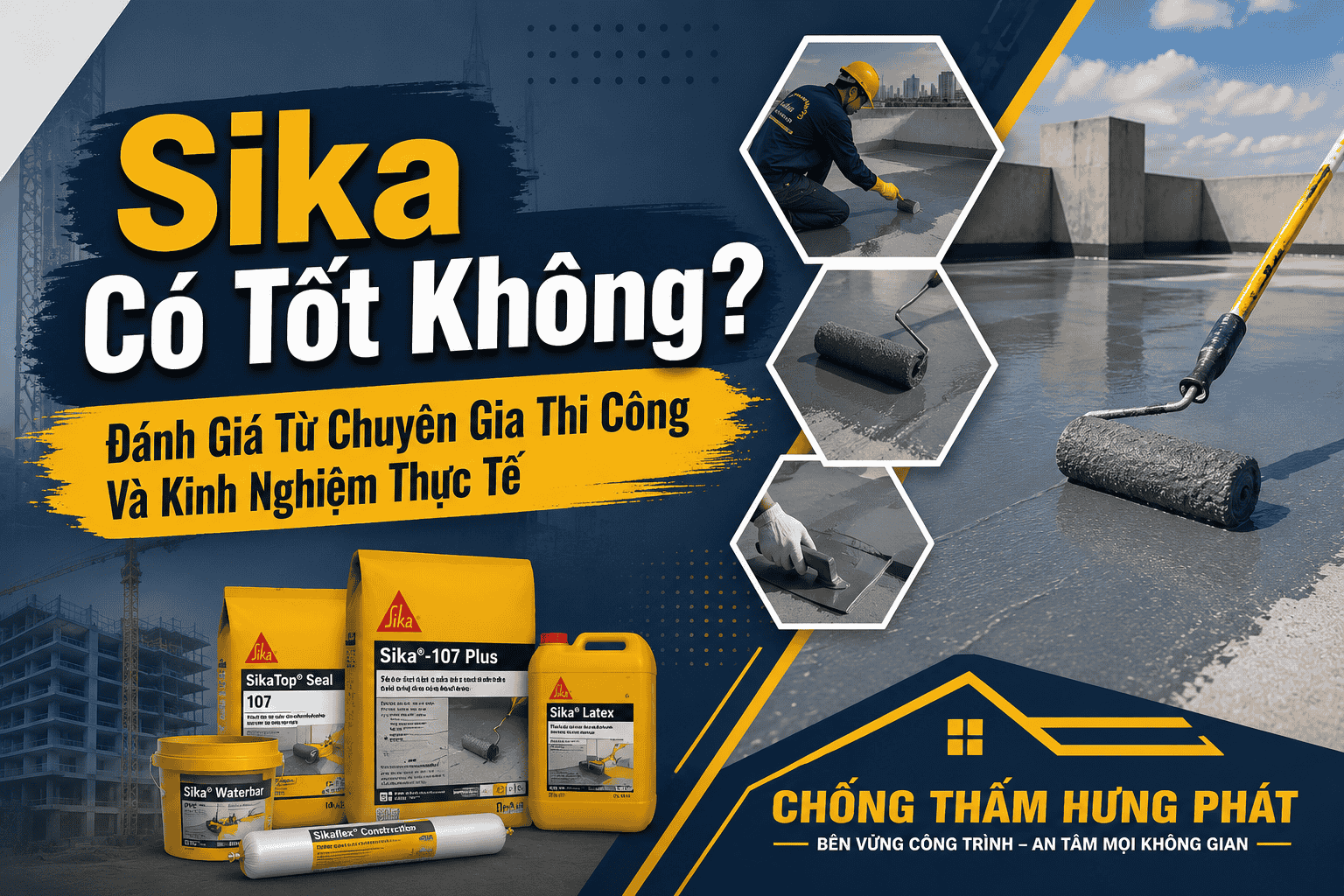 Sika Có Tốt Không? Đánh Giá Từ Chuyên Gia Thi Công Và Kinh Nghiệm Thực Tế