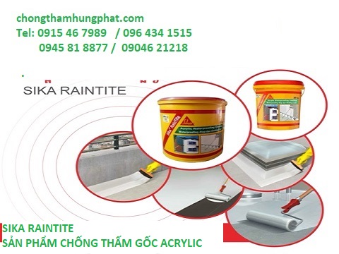 Hướng dẫn cách thi công sika raintite