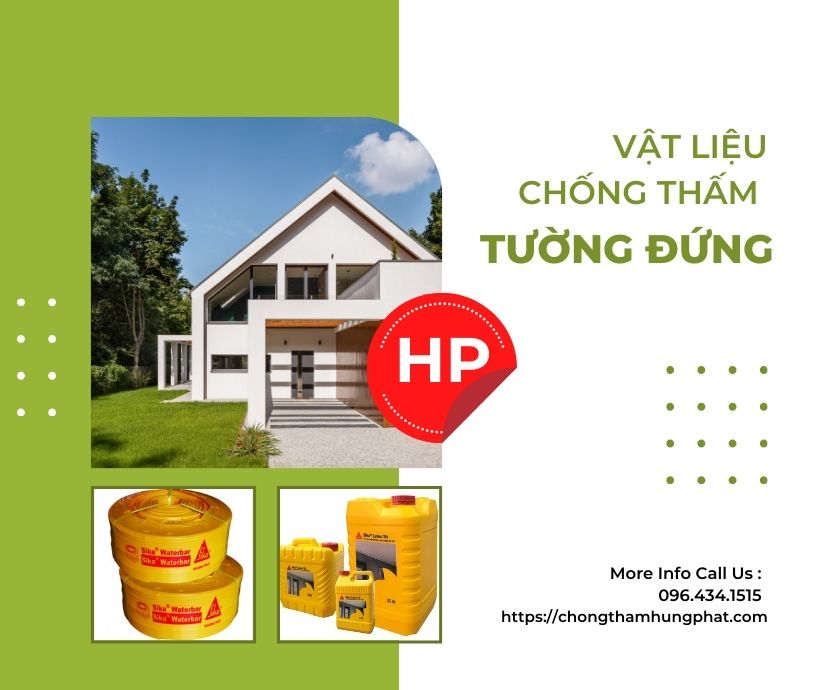 Tìm hiểu về các loại vật liệu chống thấm tường đứng hiệu quả