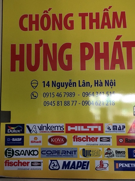 Công ty chống thấm giá rẻ tại quận Thanh Xuân Hà Nội lh 0915 46 7989